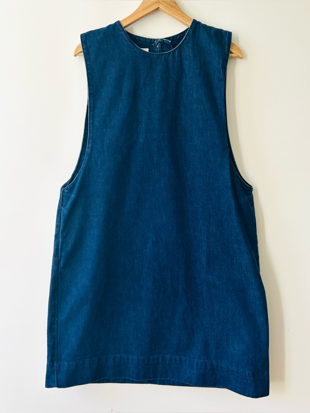 Kowtow Blue Denim Form Dress, S